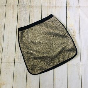 Metaphor Gold Skirt - Size 2